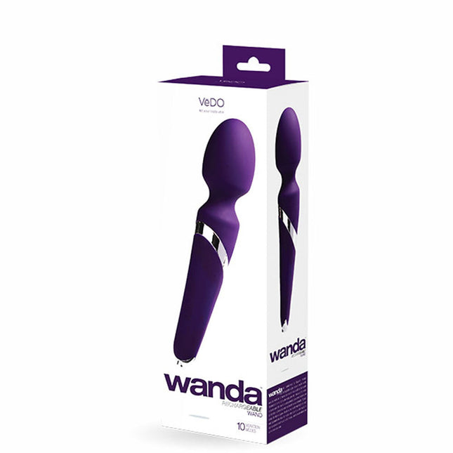 Varita recargable Wanda - Púrpura intenso
