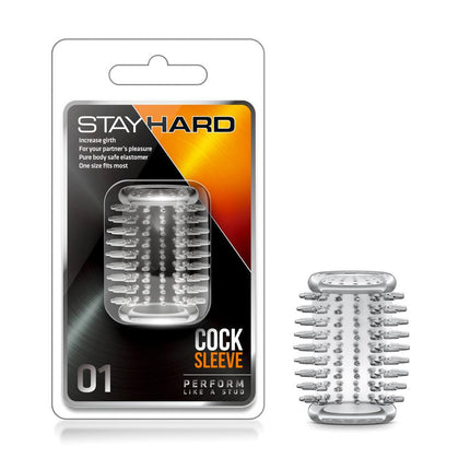 Stay Hard Cock Sleeve 01 - Clear - BESOLLO