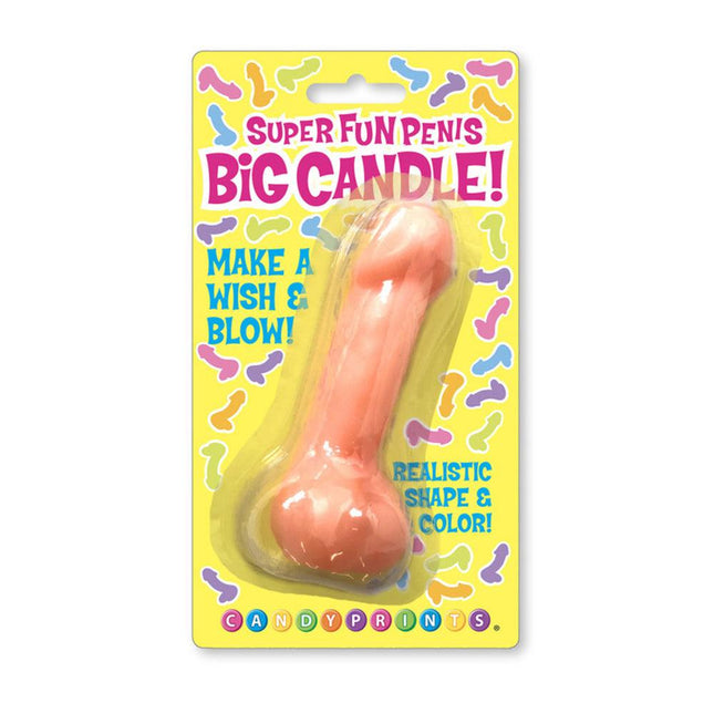 Super Fun Big Penis Candle - Pink CP-938