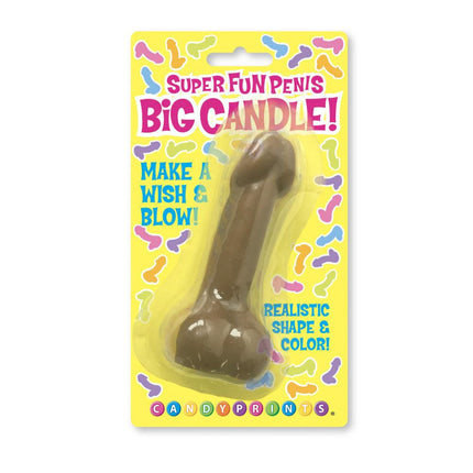 Super Fun Big Penis Candle - Brown CP-939