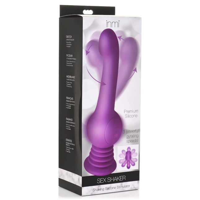 Estimulador de silicona agitador Sex Shaker - Púrpura