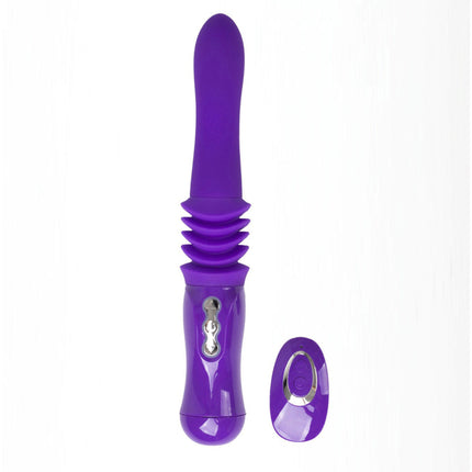 Monroe USB Rechargeable Silicone Thrusting  Portable Love Machine - Purple MTLM15102-L2