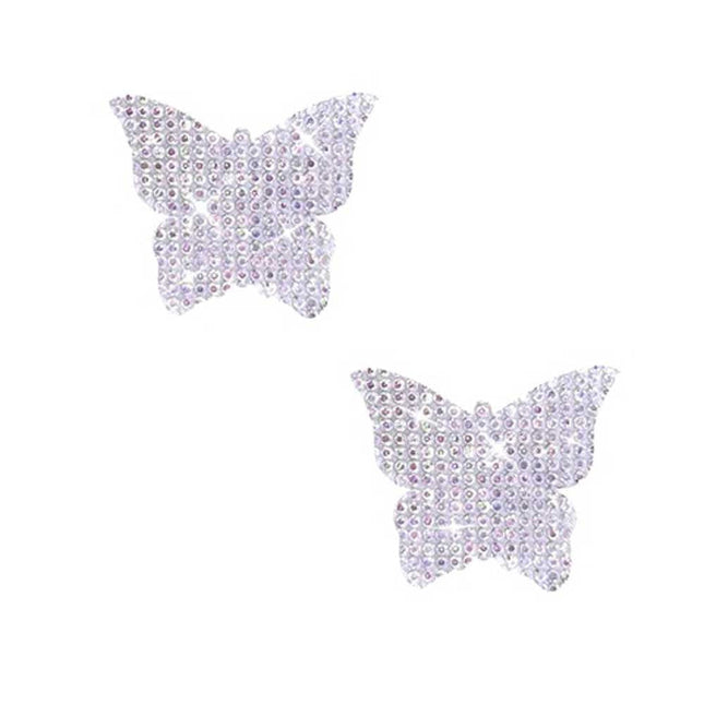 Razzle Dazzle Crystal Butterfly Jewel Sparkle Body Stickers 6 Pk NN-RAZ-BTF-BS