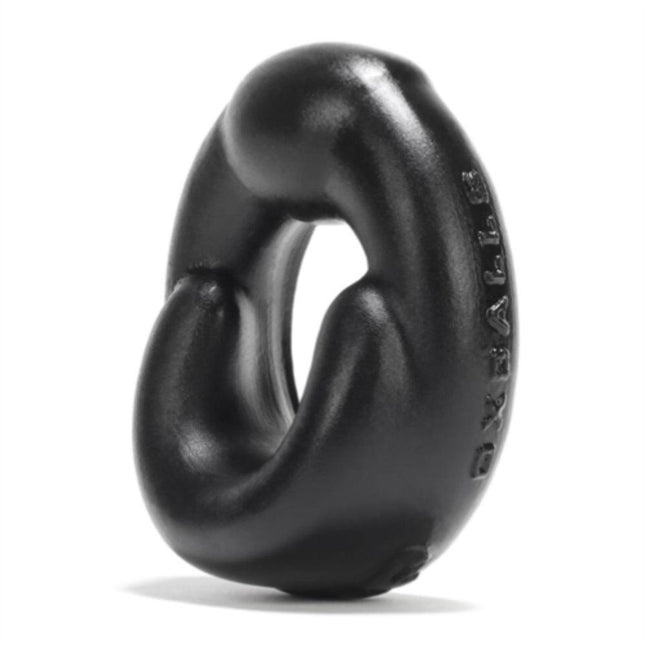 Grip Cockring Fat Padded U Shaped Cockring - Black OX-1250-BLK