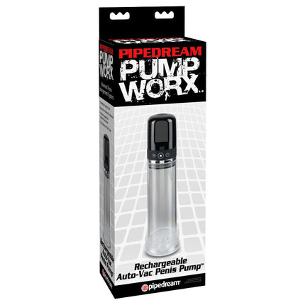 Pump Worx Rechargeable 3-Speed Auto-Vac Penis Pump - BESOLLO