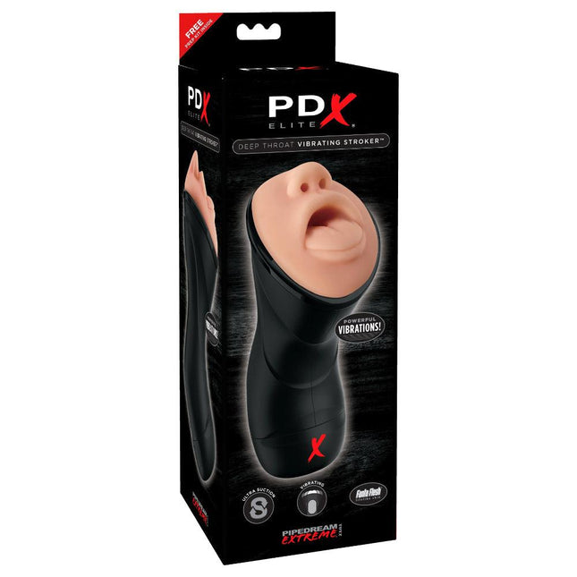 Pdx Elite Deep Throat Vibrating Stroker - BESOLLO