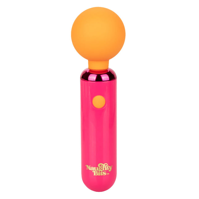 Naughty Bits Home Cumming Queen Vibrating Wand -  Orange/pink SE4410383
