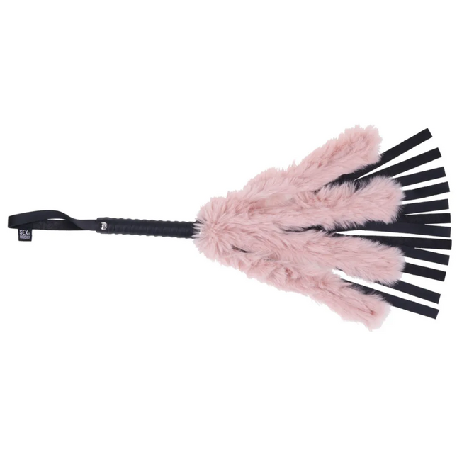 Brat Faux Fur Flogger - Pink/black SS09848