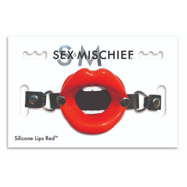 Sex and Mischief Silicone Lips - Red - BESOLLO