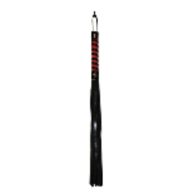 Sex and Mischief Stripe Flogger - Red and Black SS100-45
