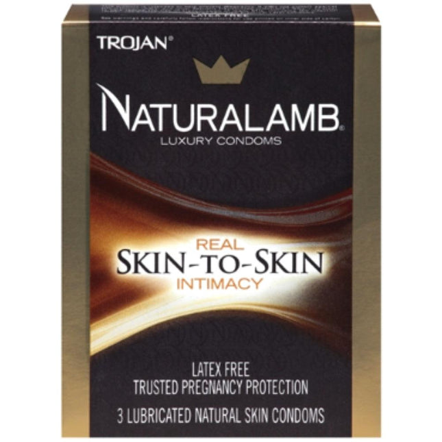 Trojan Naturalamb Luxury Condoms - 3 Pack TJ98050