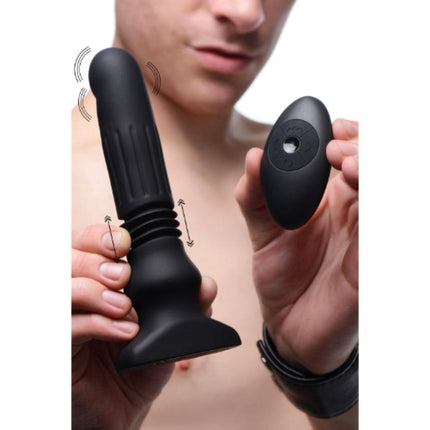 Silicone Swelling & Thrusting Plug With Remote Control - BESOLLO