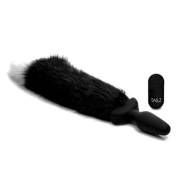 Waggerz Moving and Vibrating Fox Tail Anal Plug TZ-AG198