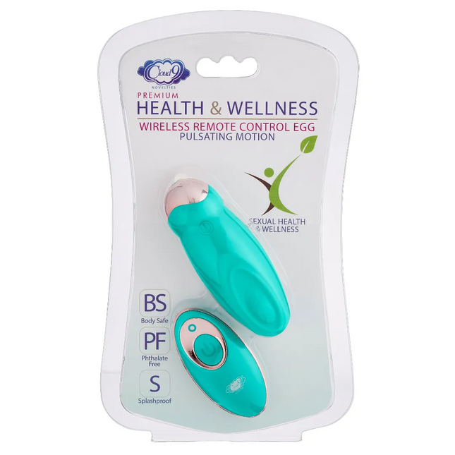 Health and Wellness Wireless Remote Control Egg - Pulsation Motion
